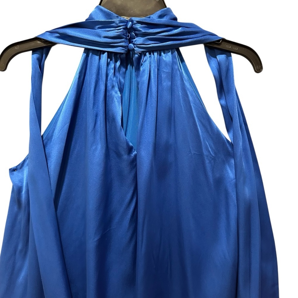 Alice + Olivia Corine Halter Tie Neck Trapeze Minidress. Sz: XS - Picture 7 of 11